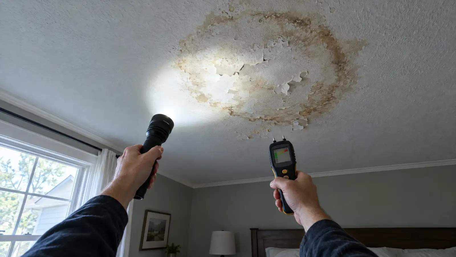 Ceiling Stain and Interior Leak Tracing in Nashville