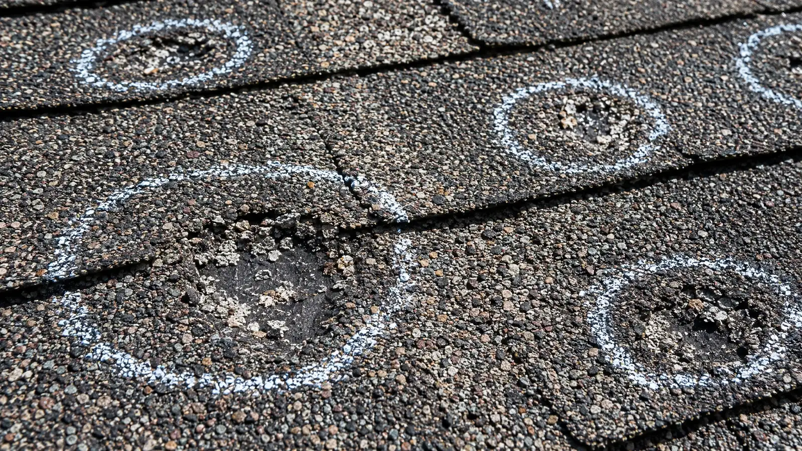 Hail Damage Roof Inspection in Franklin
